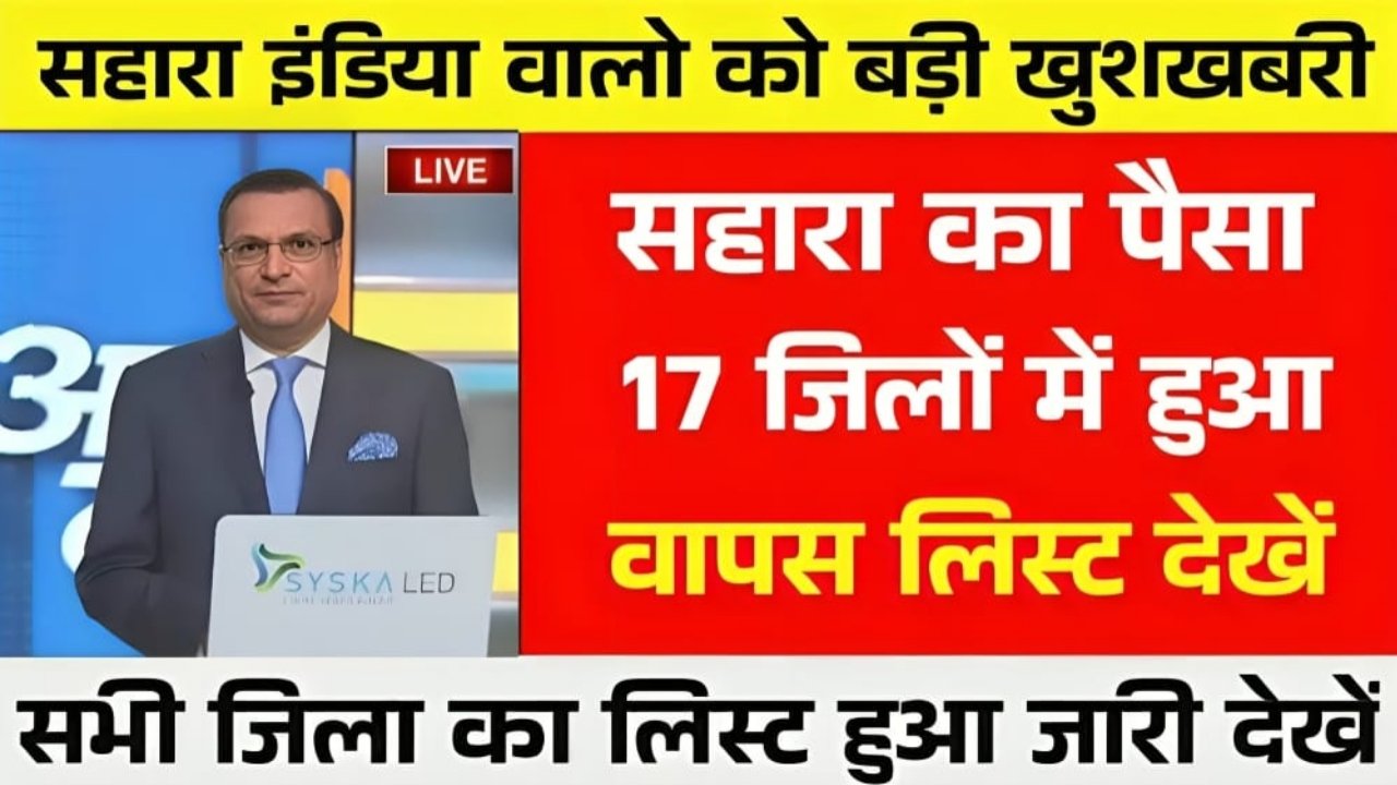 Sahara India Refund